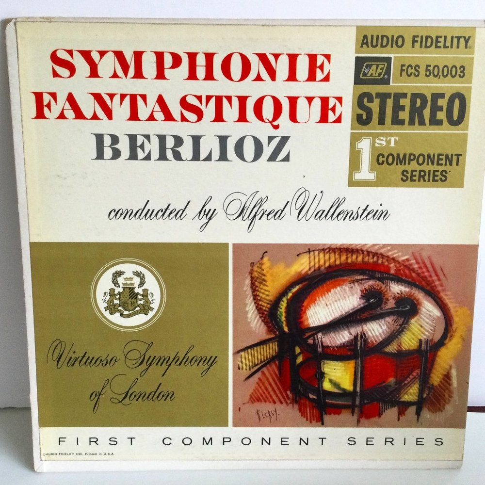 Berlioz Conducted by Wallenstein LP 1957 Record  rare inserts Classical